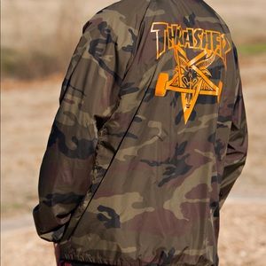 thrasher jacket camo